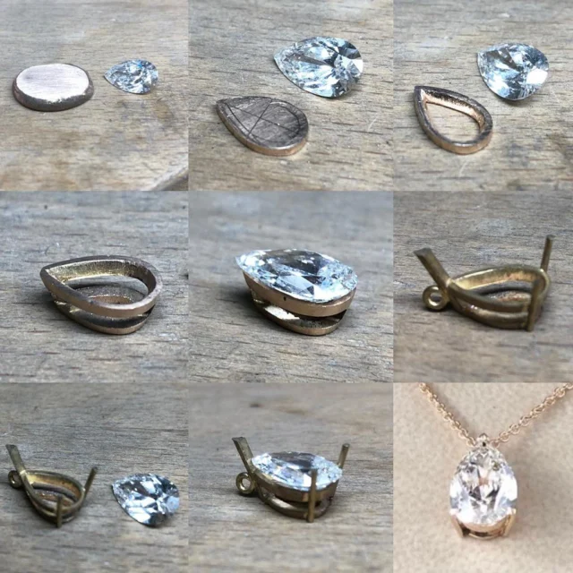 A 2 ct F Vs pear shape diamond pendant set in 18ct red gold

#pearshapediamond #vsdiamonds #2caratdiamond #pendants #redgold #handmadejewelry #bespoke #familybusiness #london